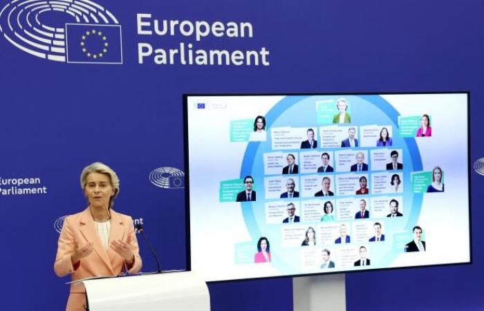 Ursula von der Leyen presents a team dominated by the right