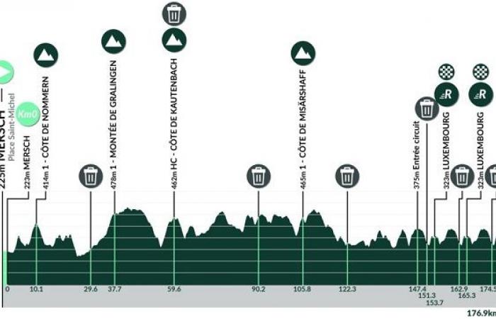 Cycling. Tour de Luxembourg – Route, profiles and favorites of the 84th Skoda Tour