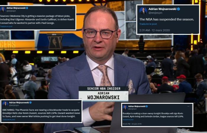 A look back at his biggest “WOJ BOMBs”