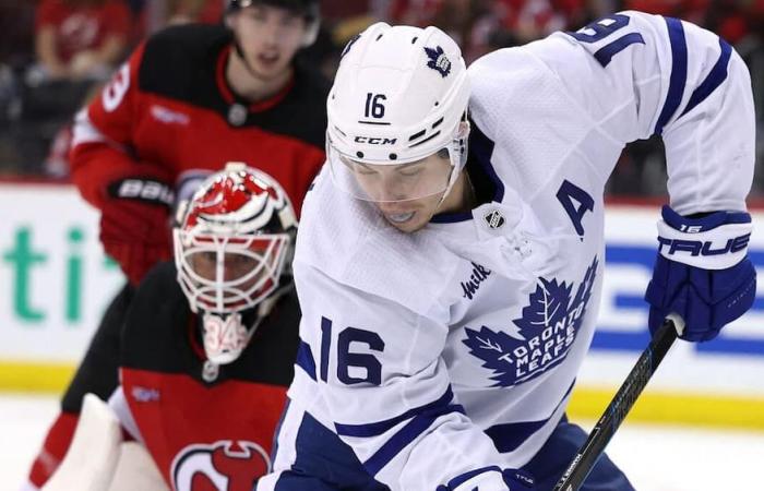 Marner delivers his message to reporters