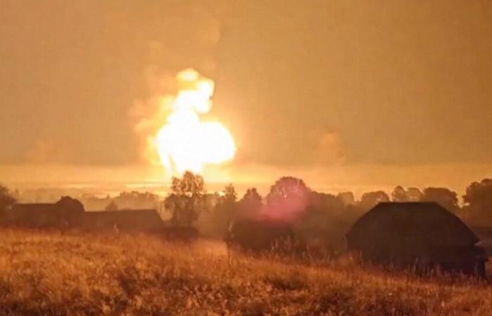 Ukraine drone attacks Russian ammo depot in Toropets, Tver