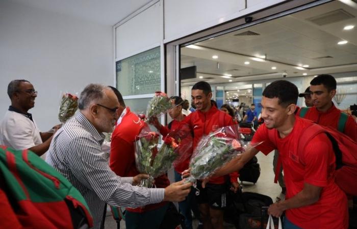 Ceremony in honor of the national team crowned at the Arab U18 Athletics Championship