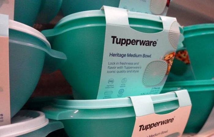 Tupperware, the famous American manufacturer of food containers, in bankruptcy proceedings