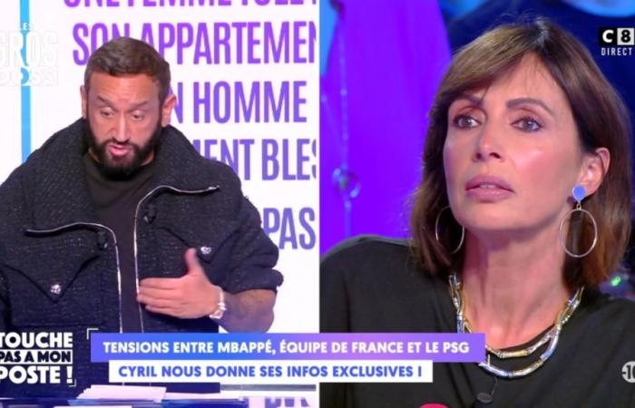 violent exchange of arms between Géraldine Maillet and Cyril Hanouna, the tone explodes