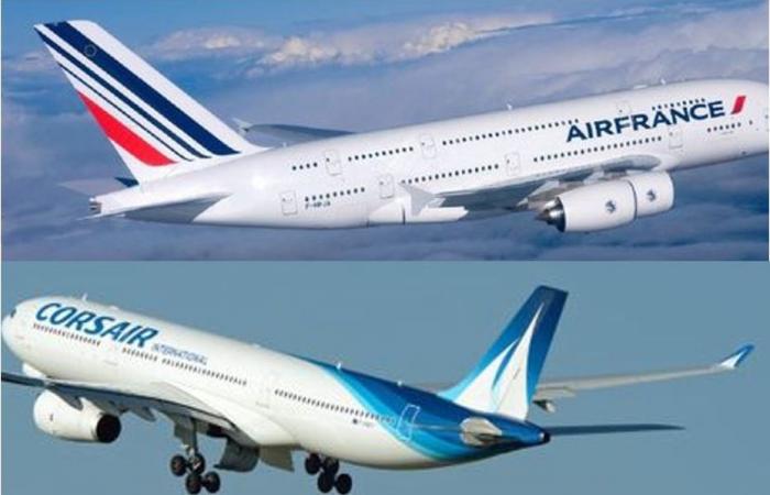 Air France and Corsair unveil their flight schedules for winter 2024-2025