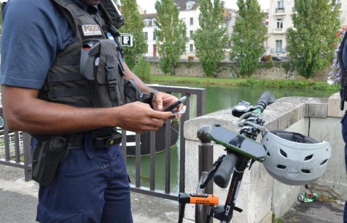 In this city of Seine-et-Marne, the police are hunting down electric scooters