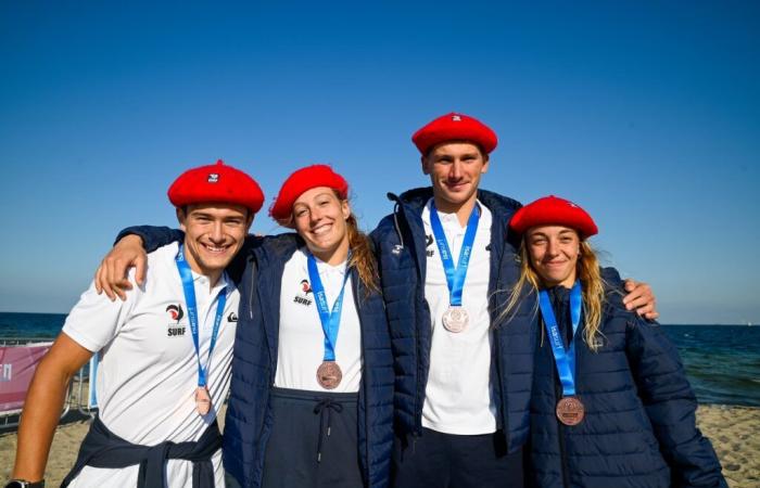 France takes bronze in the relay