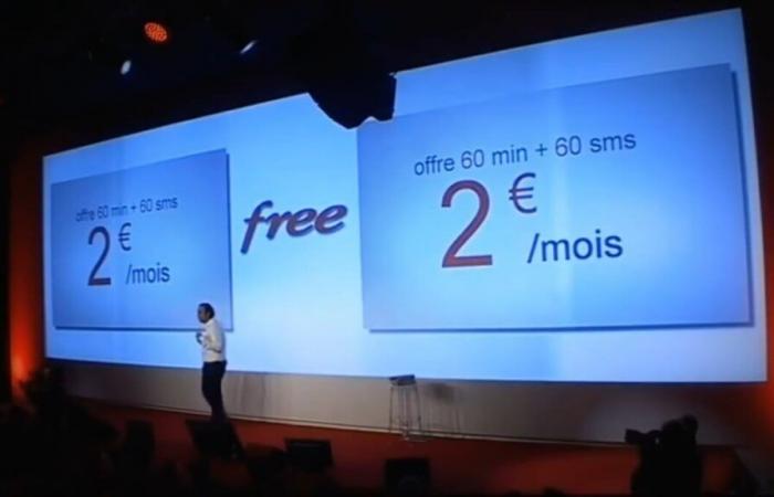 Xavier Niel promises to never change the price of his Free Mobile plan to 2 euros