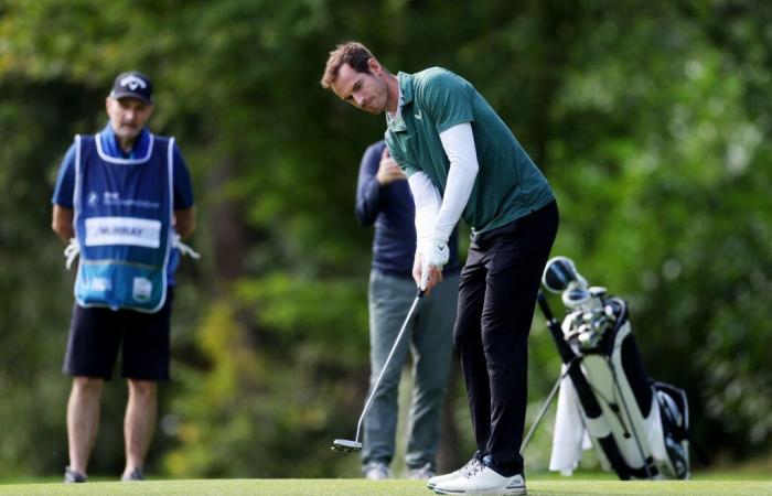 From yellow ball to white ball, Andy Murray swings on the green