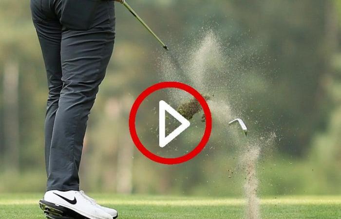 Rory smashes his 8 iron but hits a crazy shot!