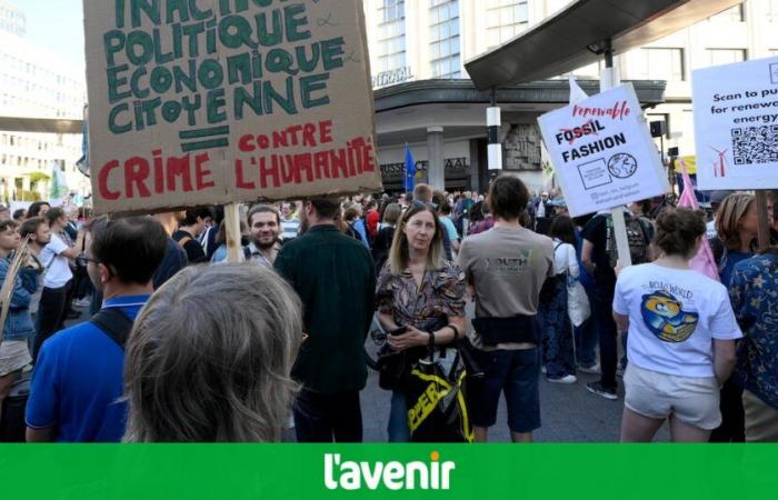 Climate demonstration: some 700 people in the streets of Brussels for a “habitable future”