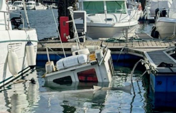 A ship sinks, a floating barrier put in place in this Loire-Atlantique port