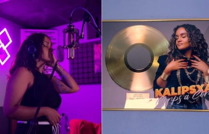 Singer Kalipsxau certified gold record: “You must not put up barriers and give your all to succeed”