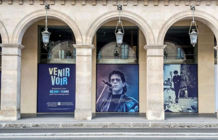 Paris: a photo installation visible on the future Fondation Cartier located near the Louvre