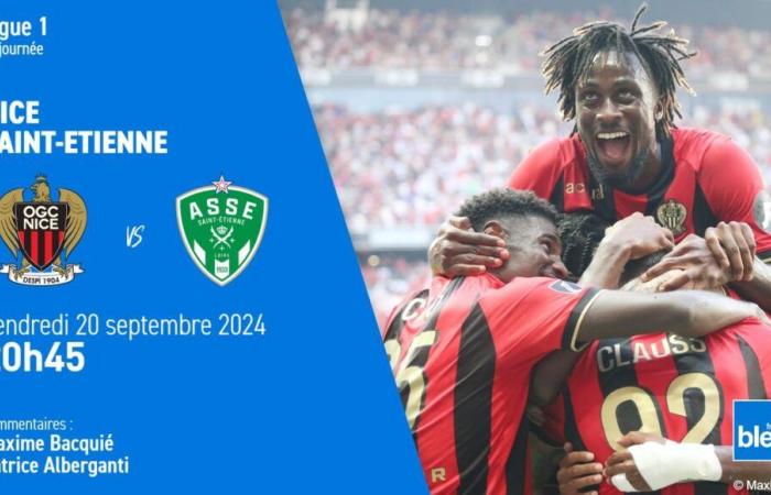 Ligue 1: watch the OGC Nice – AS Saint-Etienne match in full on France Bleu Azur