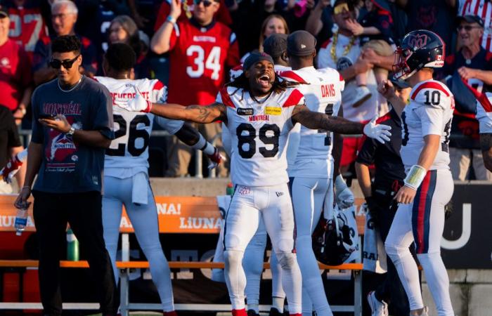 The Alouettes defeat the Rouge et Noir 24-12