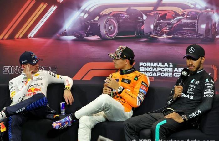 Formula 1 | Verstappen sabotages press conference, Norris and Hamilton support him