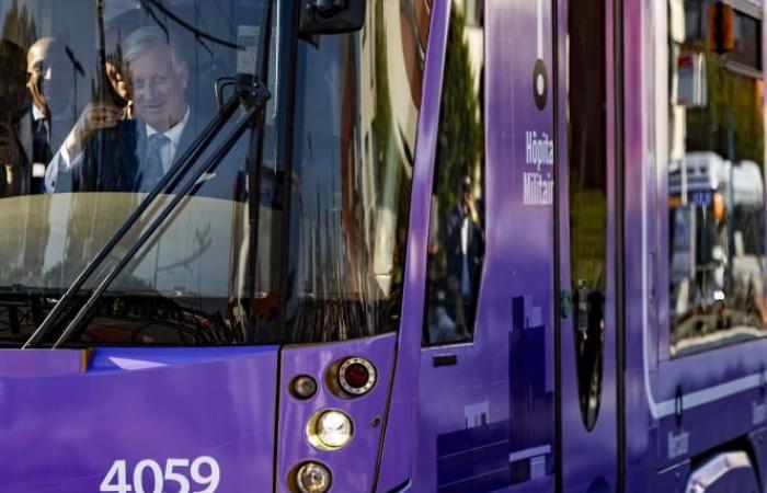 The King inaugurates tram 10 in Brussels (photos)