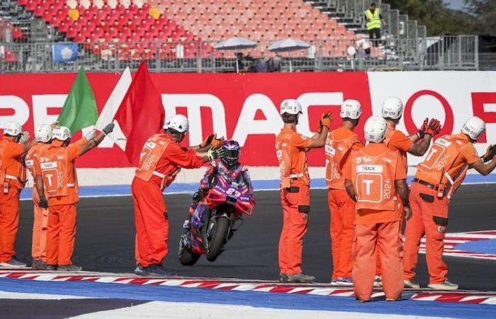 MotoGP Misano 2 Day 2: Bagnaia, Martin and Bastianini talk to you from the Sprint podium