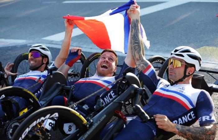 Cycling. Road – World Championships – Gold for the French men’s para-cycling relay