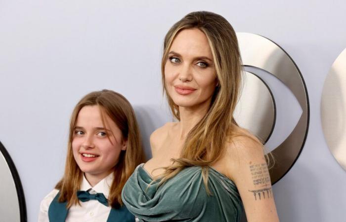 Angelina Jolie Reveals Matching Tattoo She Has With Daughter Vivienne | Angelina Jolie, Tattoo, Vivienne Jolie-Pitt | Just Jared: Celebrity News and Gossip