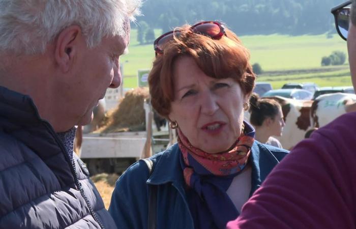 “I have been working for farmers for a long time”, Annie Genevard at two Doubs agricultural shows a few hours before her appointment