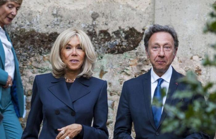 Brigitte Macron very close to Stéphane Bern in Chartres: the First Lady does not leave the host