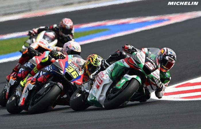 MotoGP Misano 2 J3 Debriefing Johann Zarco (Honda/15): “the only way to attack was to go into contact”