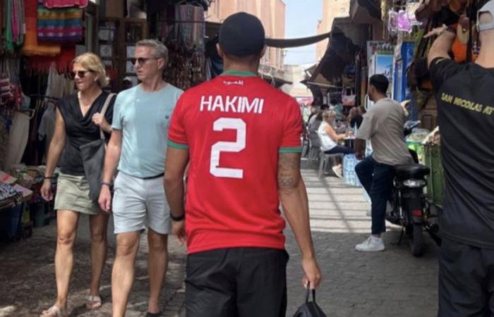 Former Barça star on holiday in Marrakech