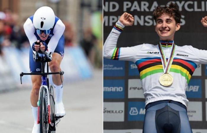 Cycling. Road – Worlds – Historic! Paul Seixas Juniors World Time Trial Champion