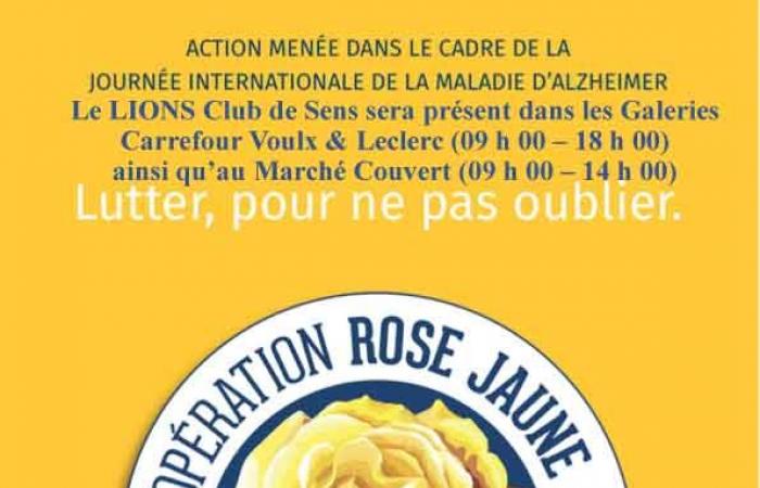 SENS – “A yellow rose for Alzheimer’s”: mobilization on September 28