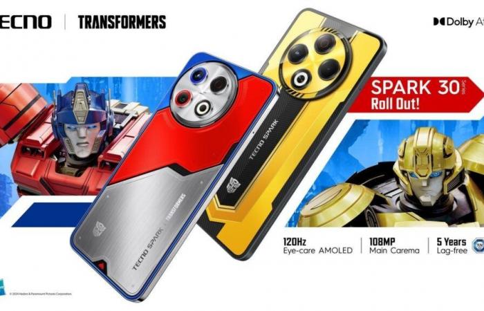 Tecno launches Spark 30 Pro along with a special Transformers edition