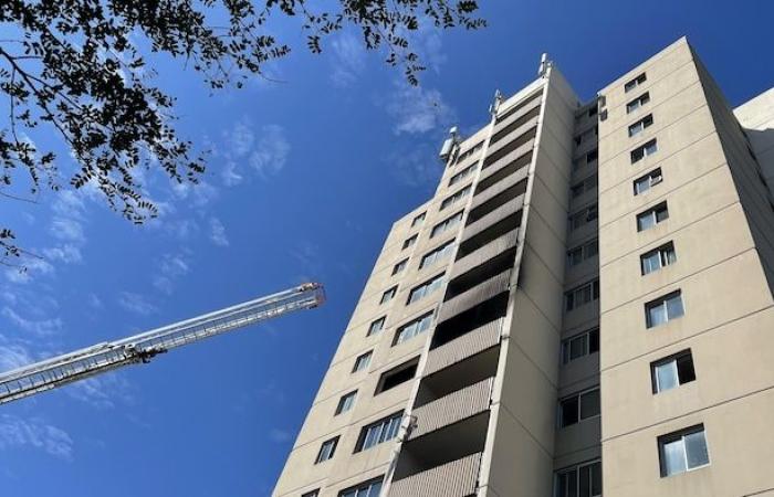 Fire at the Bardy Towers in Quebec