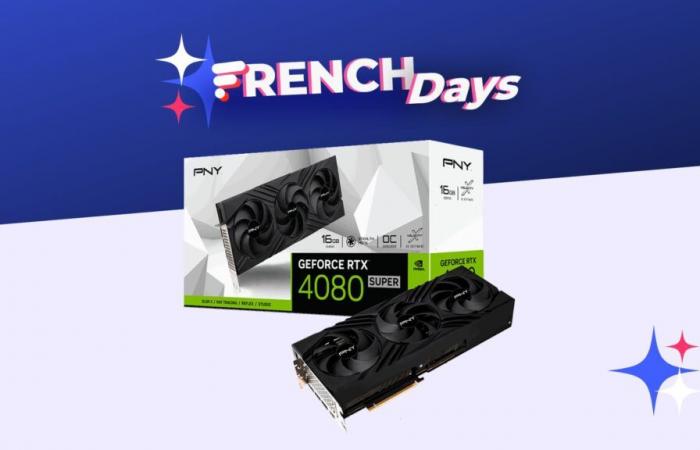 The Nvidia GeForce RTX 4080 Super can’t resist the French Days and wants to give wings to your PC