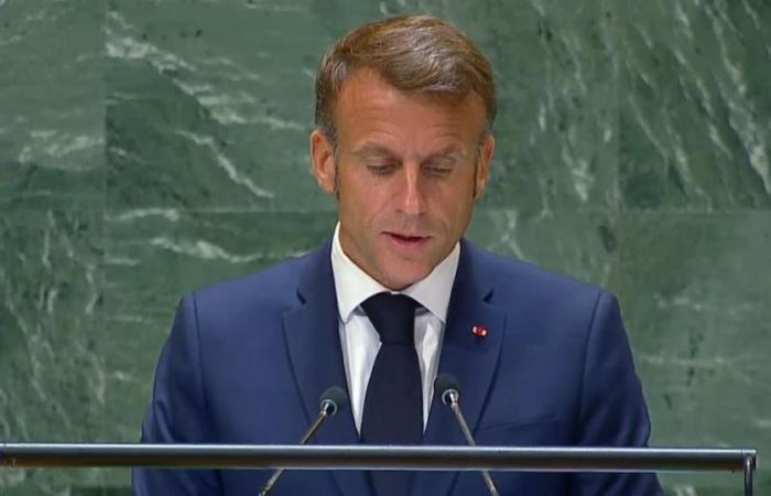 “There cannot and must not be war in Lebanon,” Emmanuel Macron told the UN