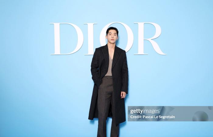 Nam Joo Hyuk at DIOR Paris Fashion Week Show Fresh Out of the Army – K-GEN