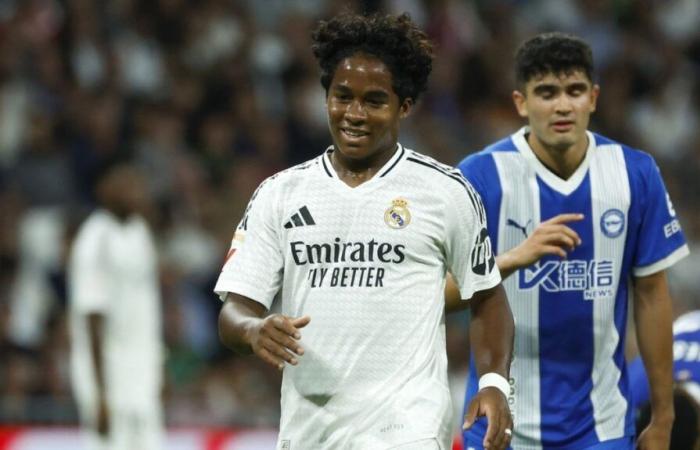 Real Madrid – Deportivo Alavés: Endrick has completely cracked