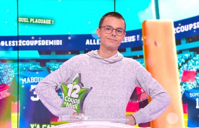 12 Coups de midi on TF1. Emilien, the show’s great champion, celebrates a crazy birthday