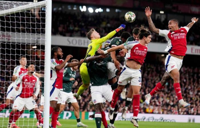 Starting at 16, English goalkeeper Jack Porter enters Gunners history