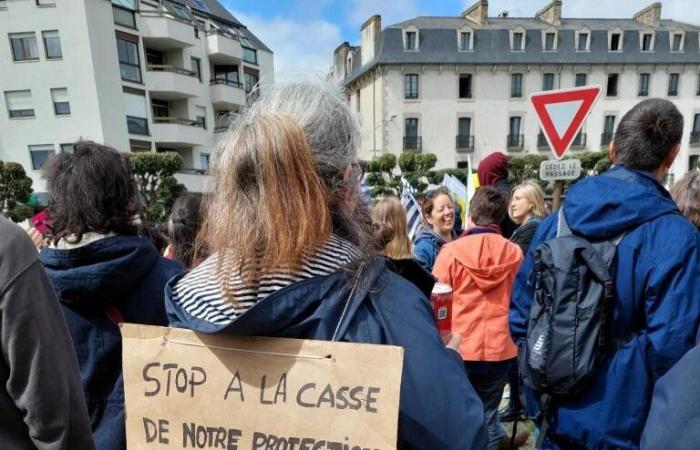 a demonstration on October 1st in Dinan