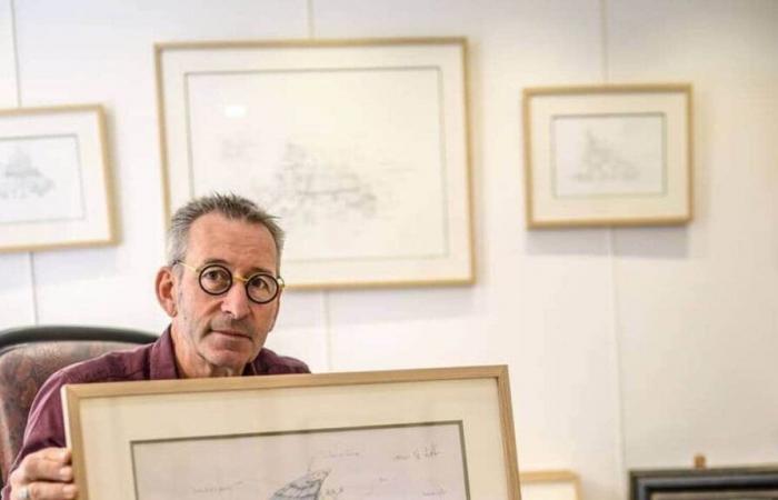 François Delarozière, father of the Great Elephant and the Minotaur, unveils sketches and unpublished projects