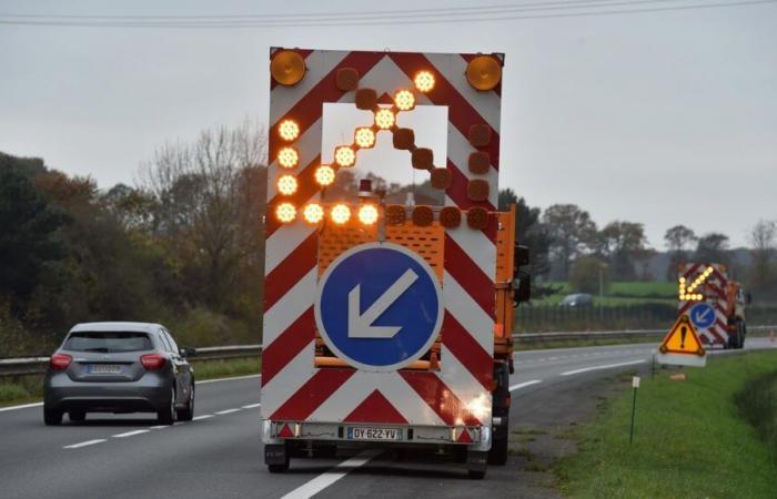 VIDEO – Shocking images of a truck from the Roads Department hit by a car near Rennes