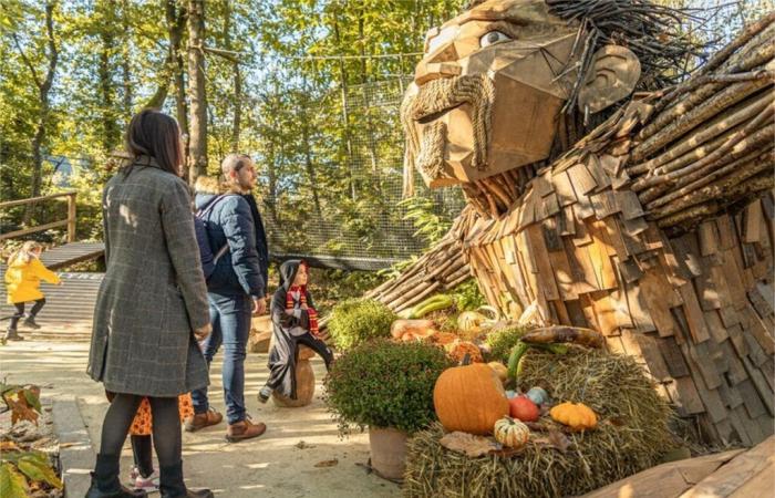 Maine-et-Loire. The Autumn Festival is being prepared at Terra Botanica