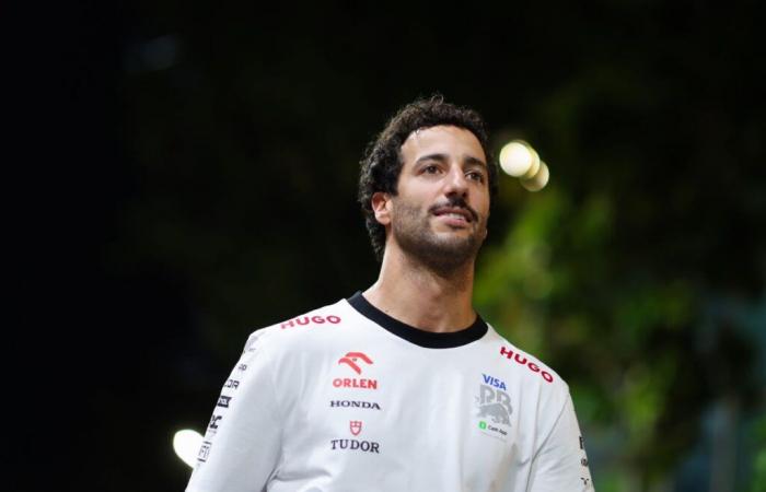 Daniel Ricciardo’s reaction after his ouster from Racing Bulls