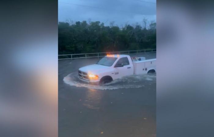 Videos show heavy wind and rain as Florida braces for Hurricane Helene