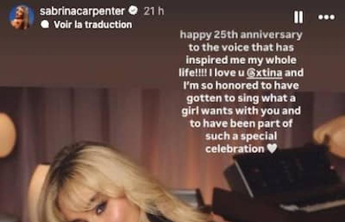 [VIDÉO] Mini-album, live performance film, collaboration with Sabrina Carpenter: Christina Aguilera celebrates 25 years of her first album in style