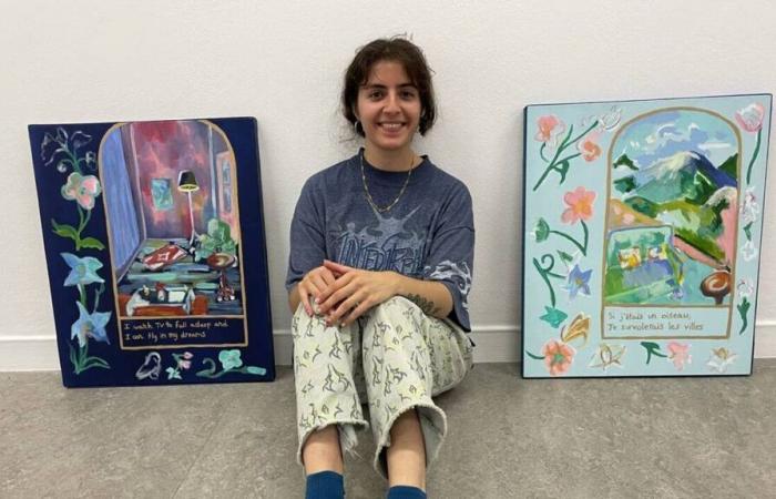 Colorful works by artist Emma Seferian on display in Rennes from September 26