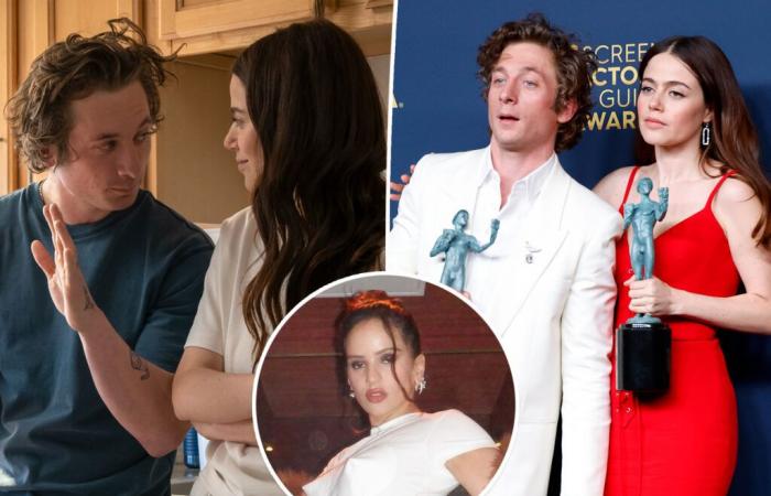 Jeremy Allen White Kisses ‘The Bear’ Co-Star Molly Gordon After Reportedly Splitting From Rosalía