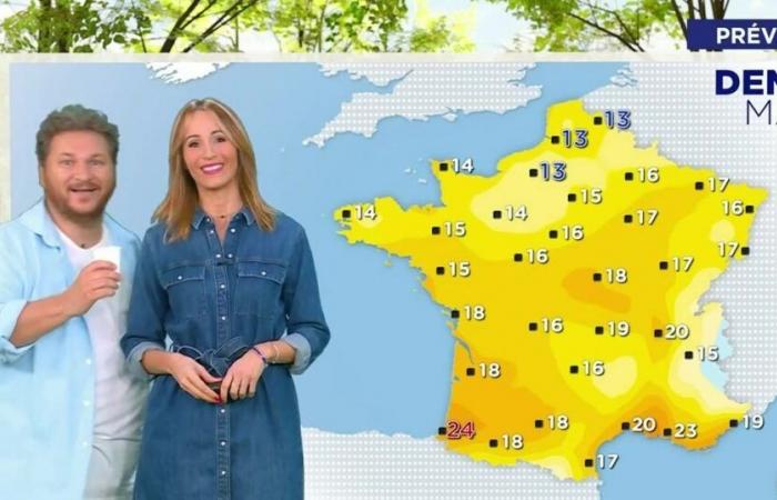 “What are you doing here?” : Clément Lanoue (Fun Radio) appears live in the M6 ​​weather report