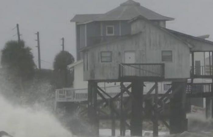 Videos show heavy wind and rain as Florida braces for Hurricane Helene